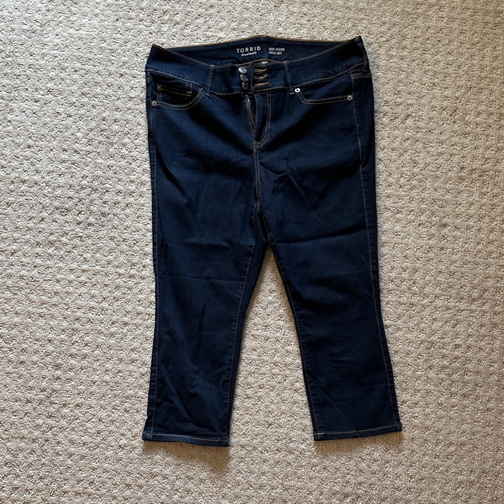 Torrid Women's Navy Ankle Jeans